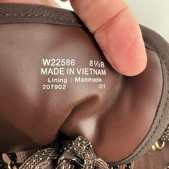 COLE HAAN ZeroGrand Hiking Boot NEW $220 Java / Ivory Waterproof Size 8.5B - Picture 11 of 11